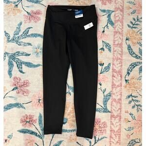 Old Navy Active High-Rise cloud comfy 7-8 Black Size L NWT